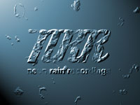 Neon Rain Ocean